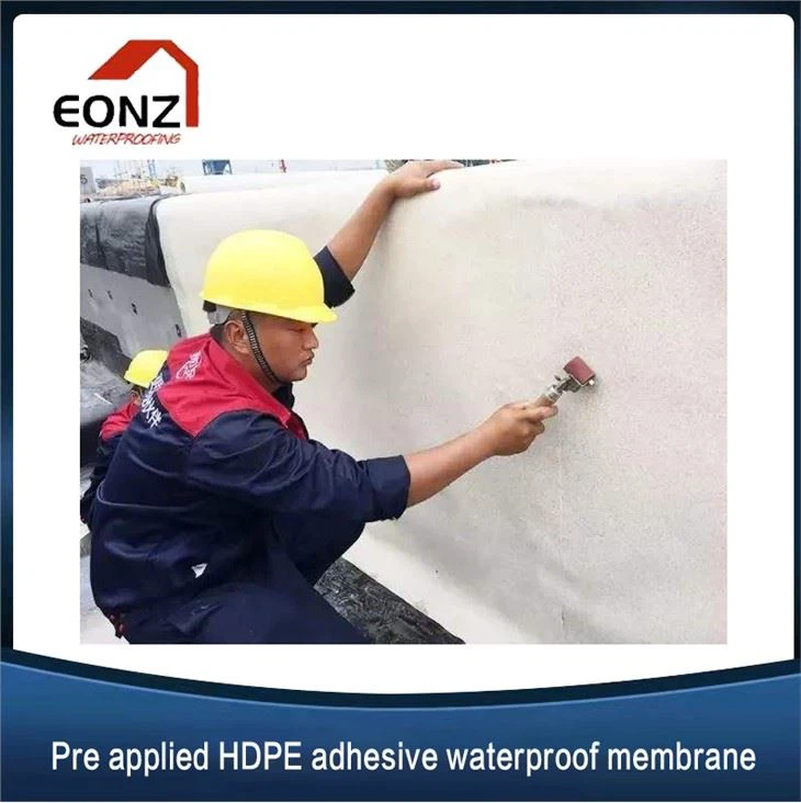 Предварительно нанесенная водонепроницаемая мембрана HDPE