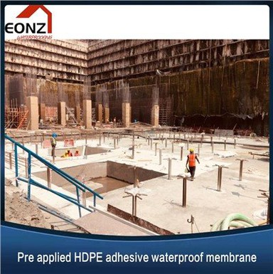 Полностью склеенная водонепроницаемая мембрана HDPE